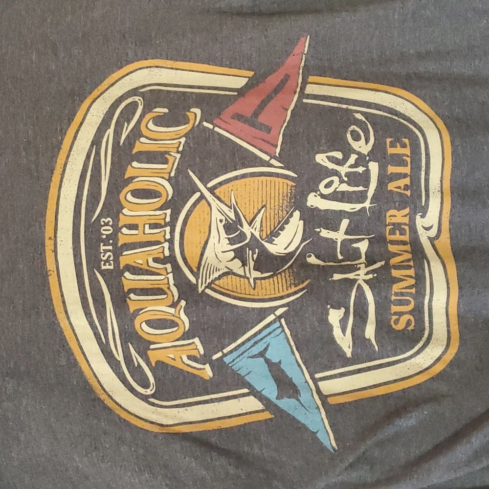 Salt Life Aquaholic tee